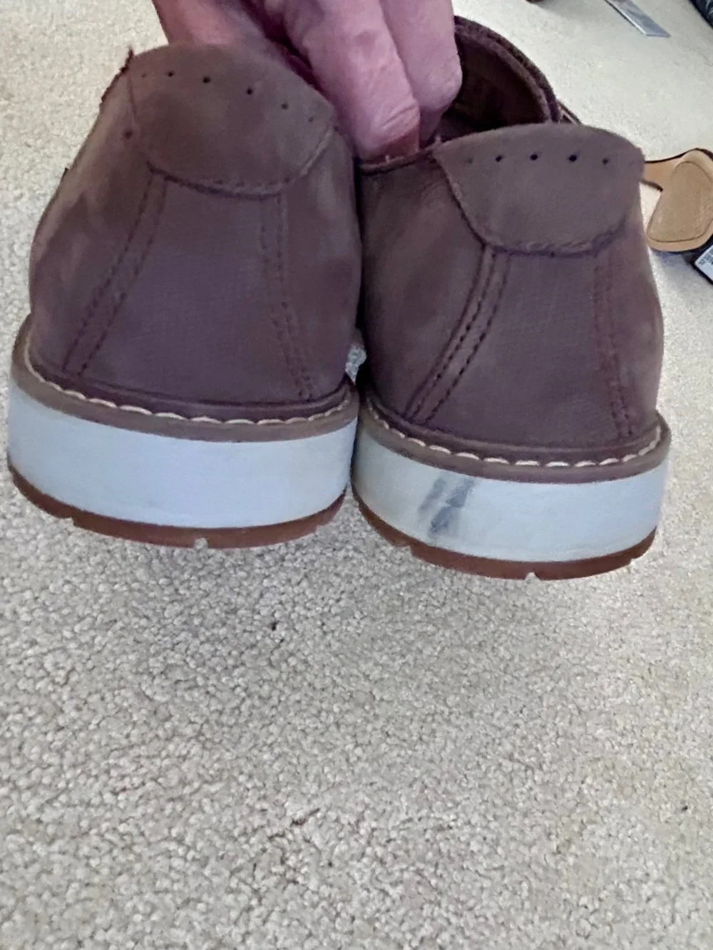 Clarks collection nubuck derby shoe 9